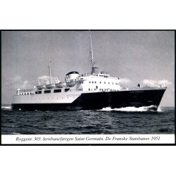 Byggenr. 303 - Jernbanefrgen "SAINT GERMAIN" - De franske Statsbaner 1951 - Helsingr Verftsmuseum 