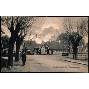 Fredericia - Indk�rsel fra Strandvejen - C. St. 1710 - Brugt