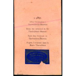 Thorvaldsens Museum - Visitkortbillede - H.I. Bing &amp; S�n - 640