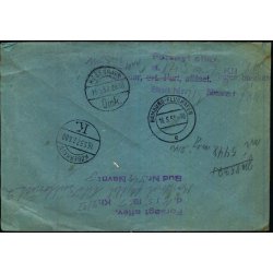 Luftpost Il Expres Brev fra Tyskland til Danmark - 16 - 5 - 57 - Flere Afleverings Forsg !!