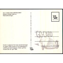 Kong Chr. X  kber rets Hstblomst - Gocard 1358 - Ubrugt