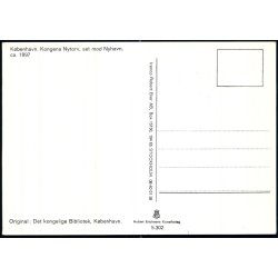 K�benhavn - Kongens Nytorv set mod Nyhavn ca. 1897 - Erichens 5.302 - Ubrugt