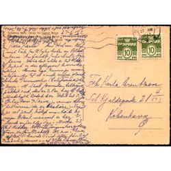 Nyk�bing Mors - Udsigt fra Legind Bjerge - Eneret 5603 - Brugt