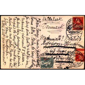 Postkort fra Scweitz 6 - 9- 21 - P tur i Danmark  ??