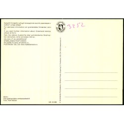 Det grnlandske ambasadeskilt - Grnlands Post 21/89 - Ubrugt