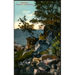 Bornholm - Klippeparti ved Randklve - Alex Vincent 697 - Ubrugt