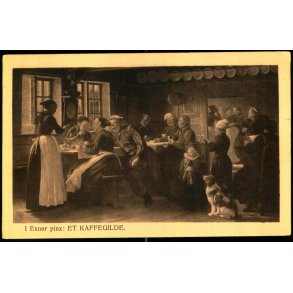 Exner - Et Kaffegilde - Exner - Brevkort 17 - Brugt