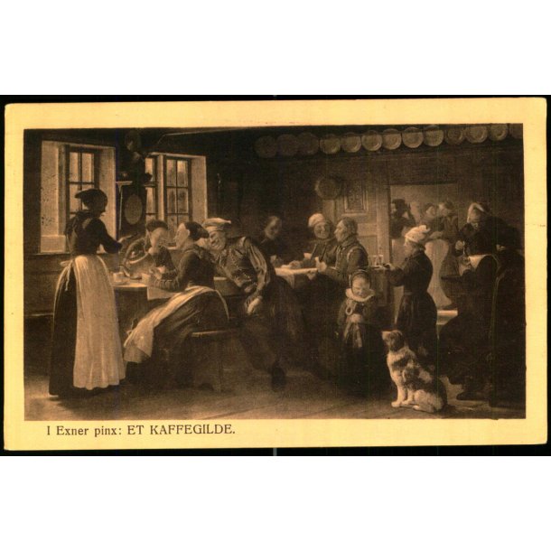 Exner - Et Kaffegilde - Exner - Brevkort 17 - Brugt