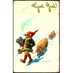 Jenny Nystrm - God Jul - Alex Eliasson- Stockholm u/n - Brugt 1905 !