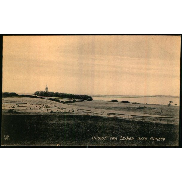 Udsigt fra lejren over Arres - A. Jensens Bogh. 123 - Ubrugt
