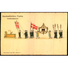 Haandvrkerfestens Vogntog - Snedkermesterlavets Vogn - A. Jacobsen u/n - Ubrugt 