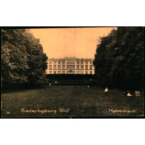 Kbenhavn - Frederiksberg Slot - Dansk Lystryk 751 - Brugt