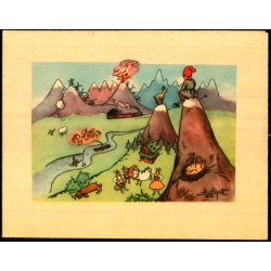 Alfred Schmidt - Dobbeltkort u/n - 