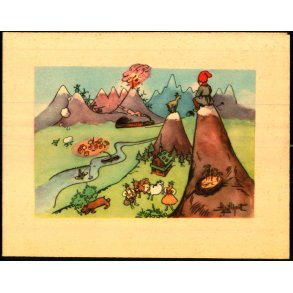 Alfred Schmidt - Dobbeltkort u/n - 