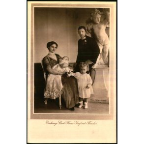 Erzherzog Emil Franz Josef mit Familie - Kohn 888/266 - Ubrugt