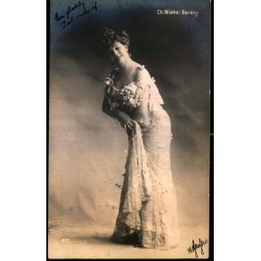 Charlotte Wiche Bereny - Fotokort P. Hechscher 897  - Brugt