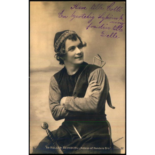 Holger Reenberg i Ridderen af Randers Bro - C. St. 32 - Ubrugt