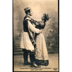 Gerda Krum-Nathansen og Holger Reenberg - Den glade Enke - Alex Vincent 471 - Ubrugt