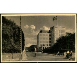 Lyngby - Parti ved Raadhuset - Stender L. 48 - Ubrugt 