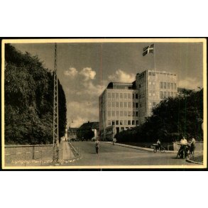 Lyngby - Parti ved Raadhuset - Stender L. 48 - Ubrugt 