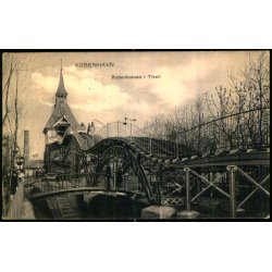 Kbenhavns  - Rutchebanen i Tivoli - C. St. 668 - Brugt - Svagt hjrne !