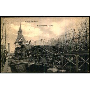 Kbenhavns  - Rutchebanen i Tivoli - C. St. 668 - Brugt - Svagt hjrne !