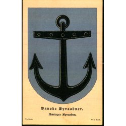 Danske Byvaabner - Mariager Byvaaben - Fritz Benzen 32 - Ubrugt