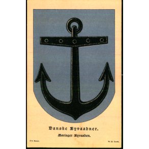 Danske Byvaabner - Mariager Byvaaben - Fritz Benzen 32 - Ubrugt