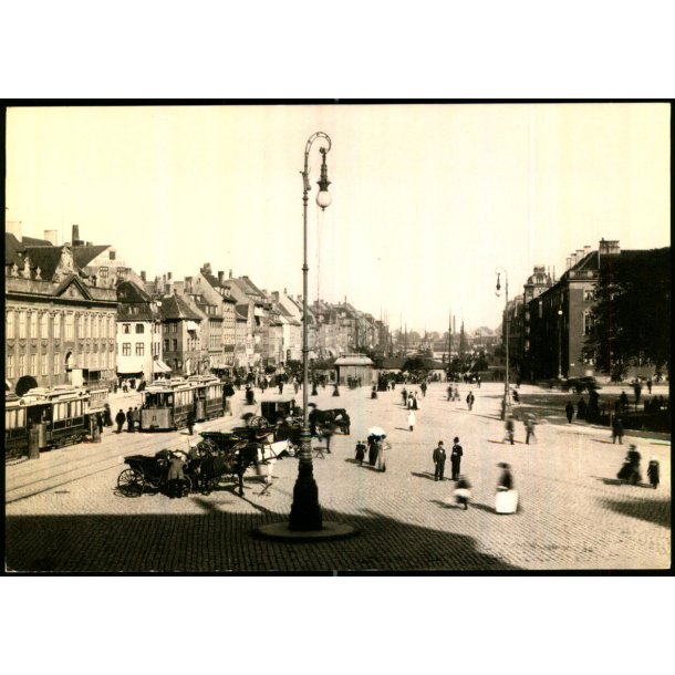 K�benhavn - Kongens Nytorv set mod Nyhavn ca. 1897 - Erichens 5.302 - Ubrugt