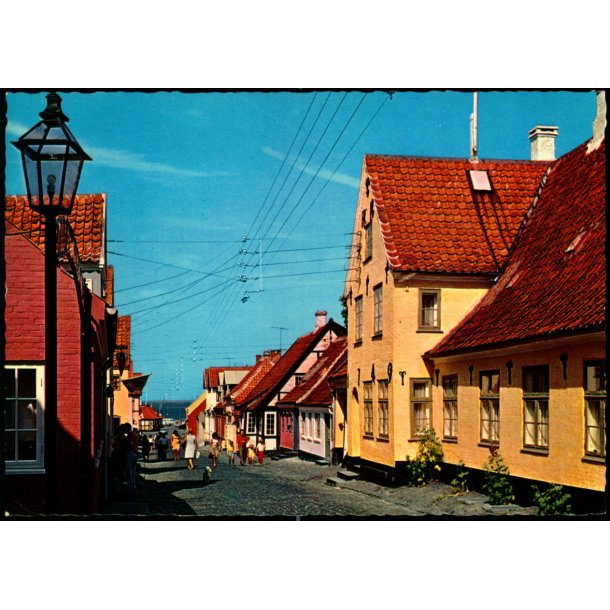 Vestergade med Posthuset Aar 1749 - �r�sk�bing - Creutzs Bogh. 143523039  - Ubrugt