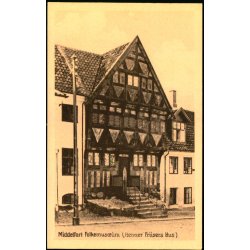 Middelfart folkemusum - (Henne Frisers Hus)  - Kaj Therkildsens Bogh. 64738 - Ubrugt