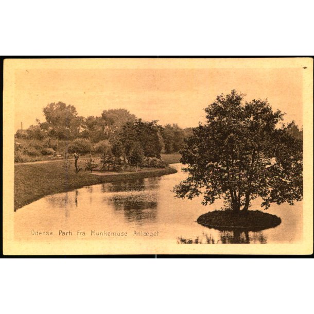 Odense - Parti fra Munkemose Anl�get - Stender O. 72 - Ubrugt