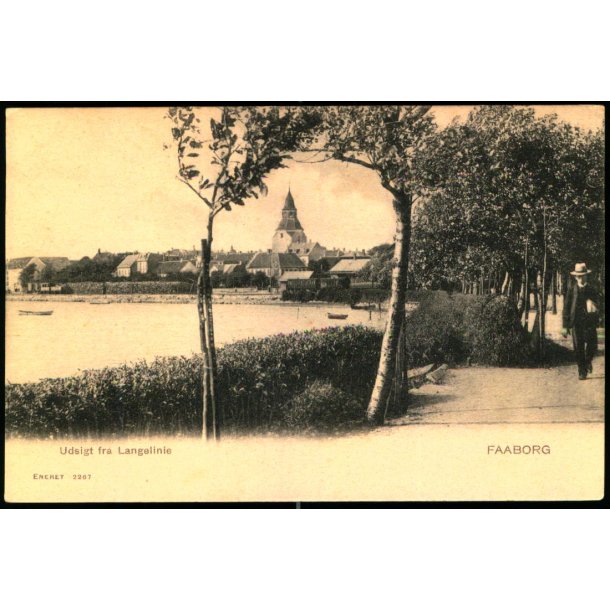 Faaborg - Udsigt fra Langelinie - Eneret 2267 - Ubrugt