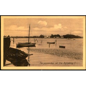 F�rgegaarden set fra Nyk�bing F. - Ludv. Christensen u/n - Ubrugt