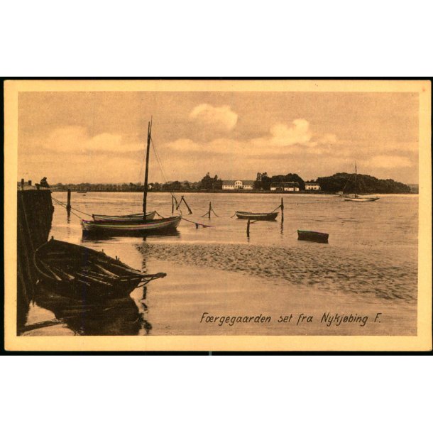 F�rgegaarden set fra Nyk�bing F. - Ludv. Christensen u/n - Ubrugt