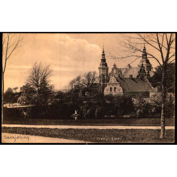 Saxk�bing - Oreby Slot - Julius Lund 14385 - Brugt