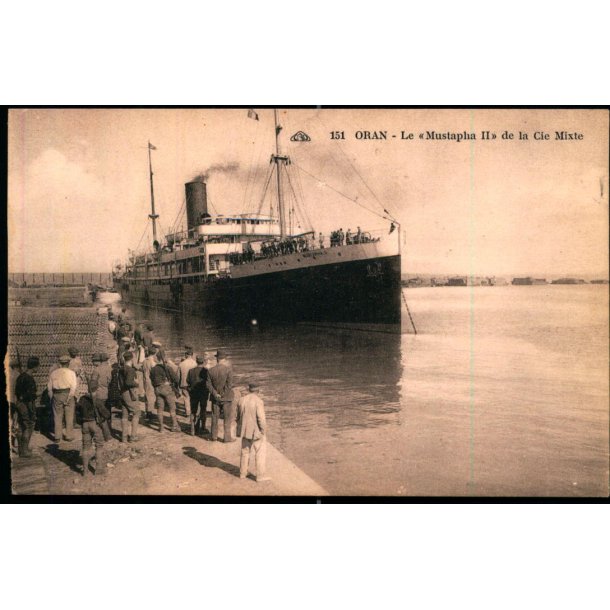 Oran - Le "MustaphaII" de la Cle Mixte. - Alsacienne 515 - Ubrugt