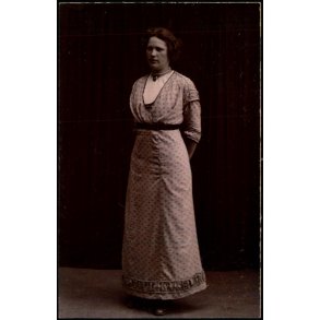 Fotokort Ukendt - Dame- Ubrugt