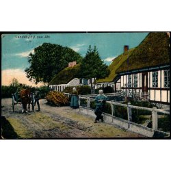 Landsbyidyl paa Als - C.C. Biehl 3239 - Brugt - Svage hj�rner !