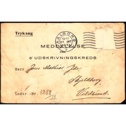 5 de Udskrivningskreds - Aalborg - u/n - Brugt - Krllet !