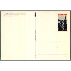 Kong Chr. X skriver sit navn i Feltmarskal Montgomerys autografbog - Post CP 13 - Ubrugt