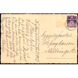 Faaborg i Sne - Gl�delig Jul - Chr. Rasmussens Bogh. 7315 - Brugt