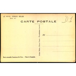 Congo Belge - Route automobile Costermanville Uvira - Plaine de Kamaniola - Fotokort 4 - 1 - Ubrugt