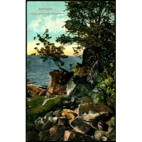 Bornholm - Klippeparti ved Randklve - C.F. Eneret 697 - Brugt