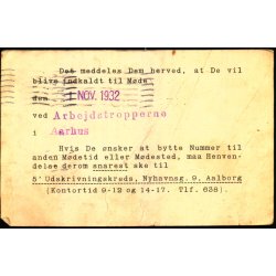 5 de Udskrivningskreds - Aalborg - u/n - Brugt - Krllet !