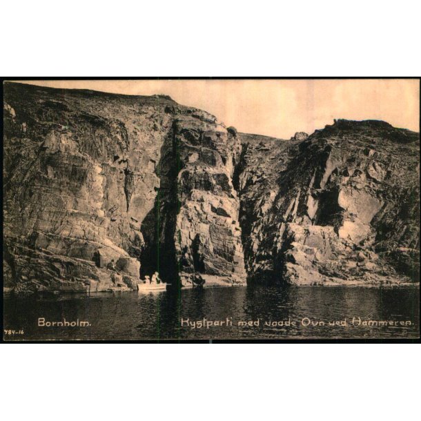 Bornholm - Kystparti med vaade Ovn ved Hammeren - Frits Srensen 131 - Ubrugt