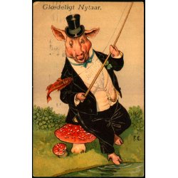 Gldeligt Nytaar - Rheinische Kunst u/n - Brugt - Svagt Hjrne !