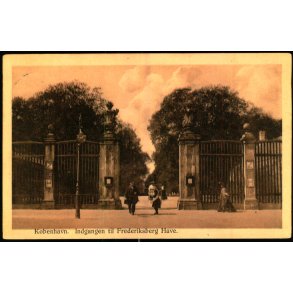 Kbenhavn - Indgangen til Frederiksberg Have - u/n - Brugt