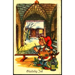 Dam - Gl�delig Jul - Jali Serie 1299 - Brugt