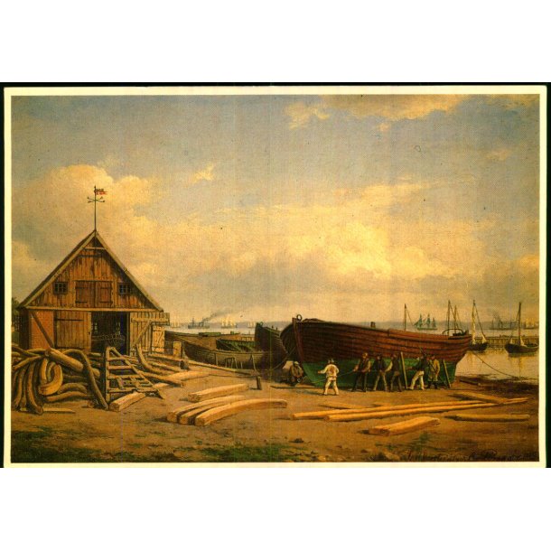  Snekkersten Baadebyggeri ca. 1880 - Helsing�r Museum u/n - Ubrugt